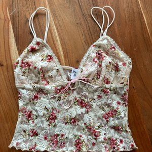 Princess Polly Lacy Floral Tank